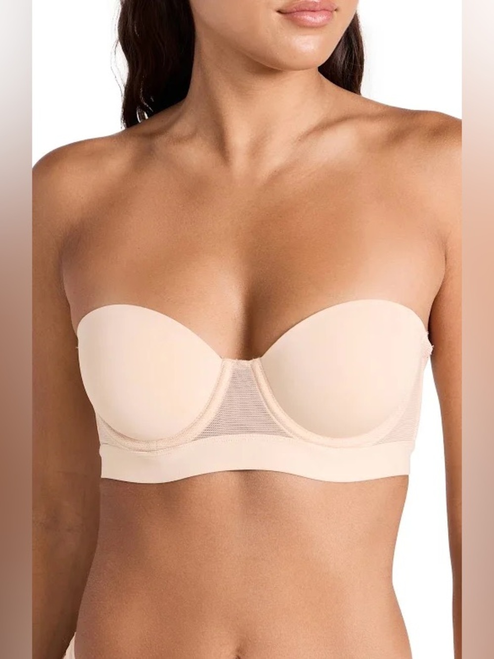 Lively The Smooth Strapless Bra 32DD Almond